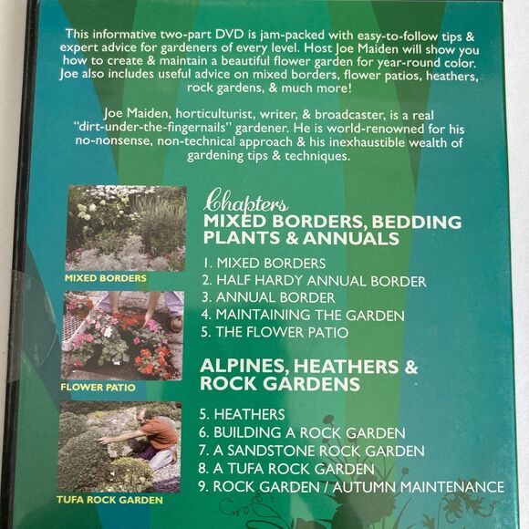 Green Thumb Guide to Annuals & Perennials DVD Video Gardening Tips Rock Gardens - Picture 5 of 6